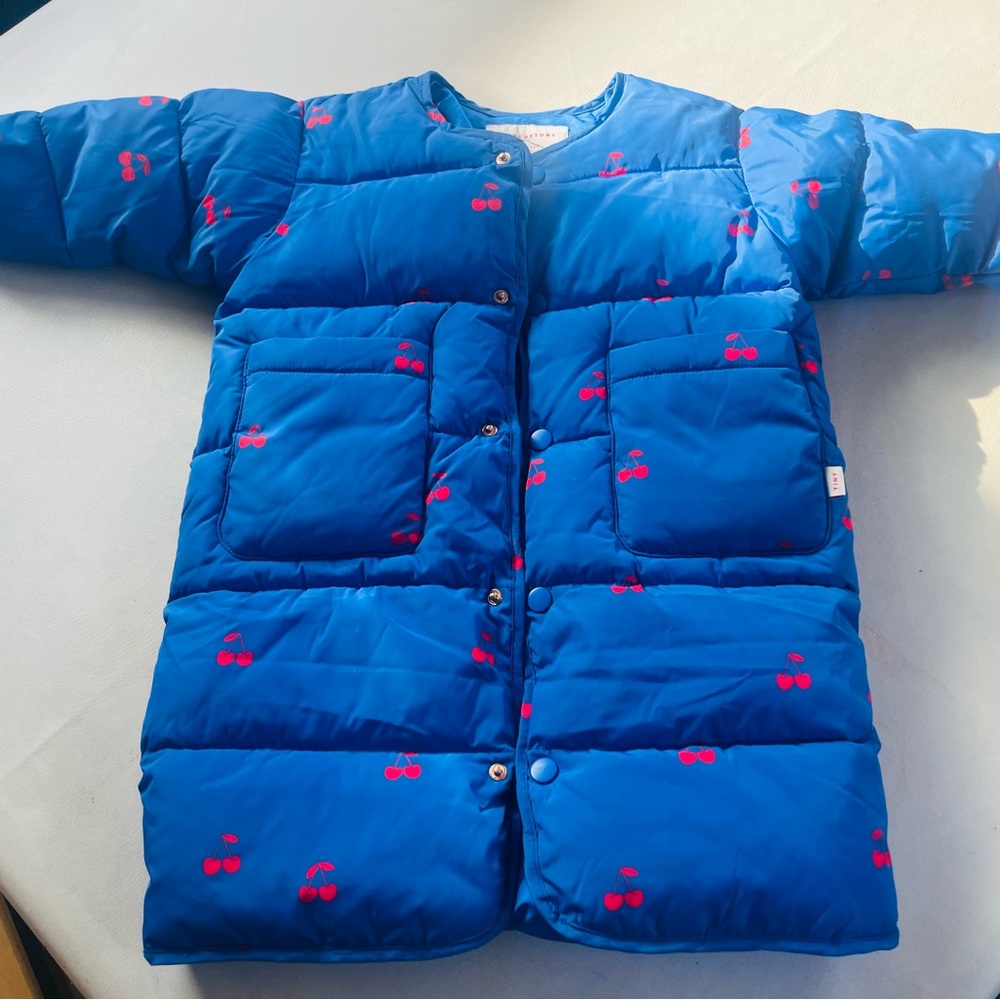 Tiny Cottons 3T Blue Puffer Coat